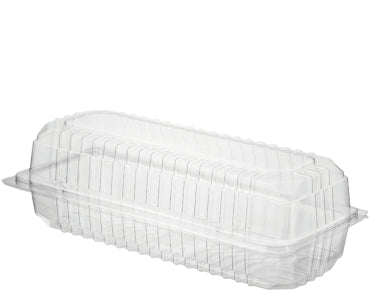Clearview® Plastic Food Containers with Hinged Lid (Large Roll)