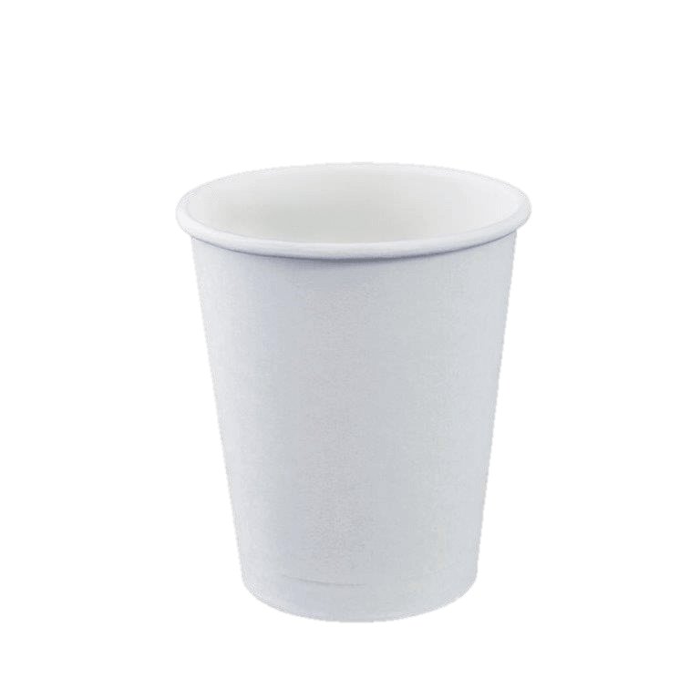 Coffee Cup 8oz Single Wall White | Detpak Paper Cup | 257ml - Packware