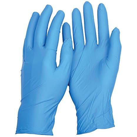 Nitrile Powder Free Blue Gloves Extra Large QTY 100 Packware