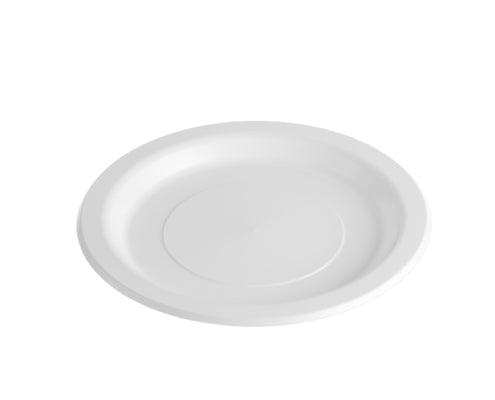 Premium White Dinner Plates-Heavy Duty Plastic, 9”-500 Pack Packware