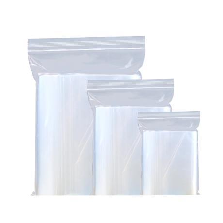 Resealable Zip Lock Clear Plastic Bags 225x305mm Packware