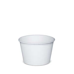 Ice Cream Cup-White-8oz/237ml - Packware