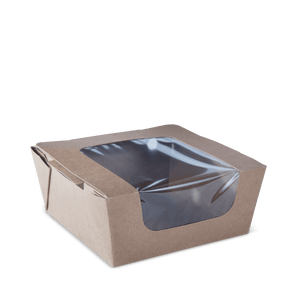 Hot Food Box With Window 125 x 125 x 60h - Packware