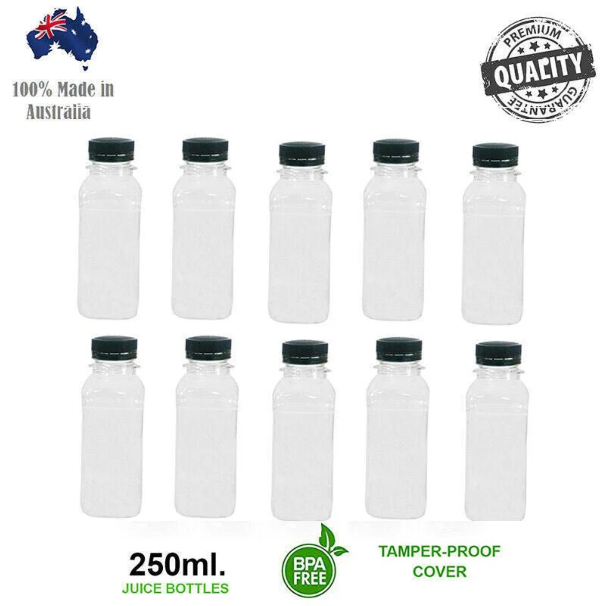  Square Bottles Supplier Melbourne |Plastic Bottles Supplier Near Me | clear plastic bottles with lids | Packware