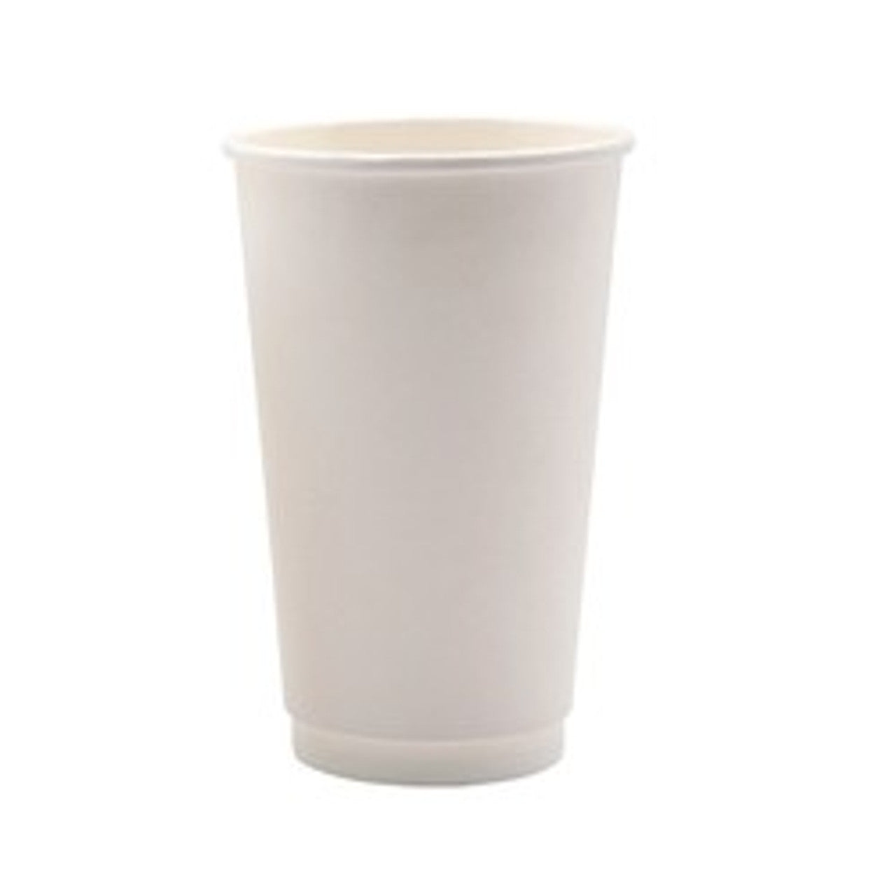 Coffee Cup (PE) DOUBLE Wall - 16oz WHITE - 500/CTN