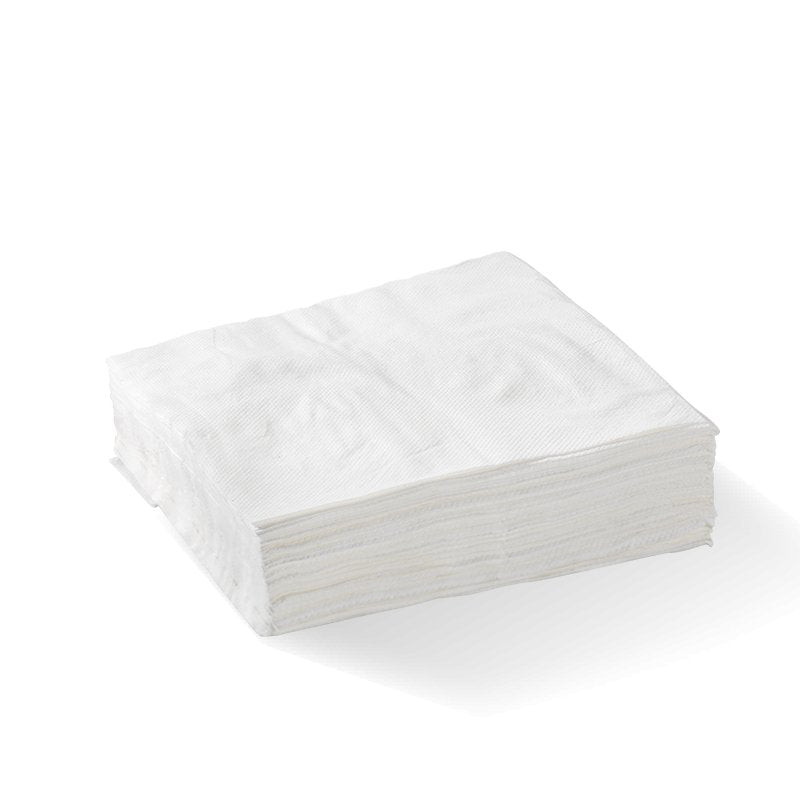 1 Ply 1/4 Fold White Lunch BioNapkin - Packware