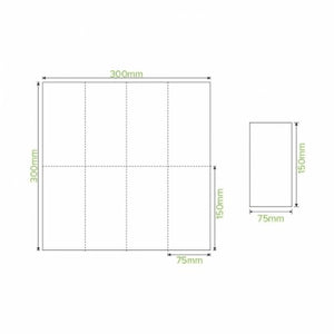 1 - Ply 1/8 Fold Natural Lunch BioNapkin - Carton of 3000 - Packware