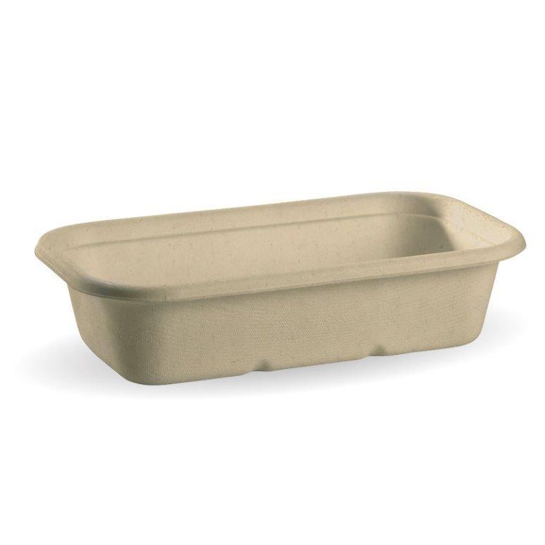 1000ml BioCane Takeaway Base - Natural - 230 x 130 x 55mm - Packware