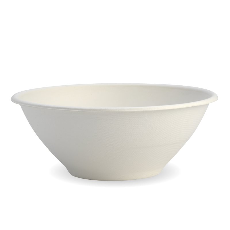 1,180ml / 40oz White BioCane Bowl - Packware