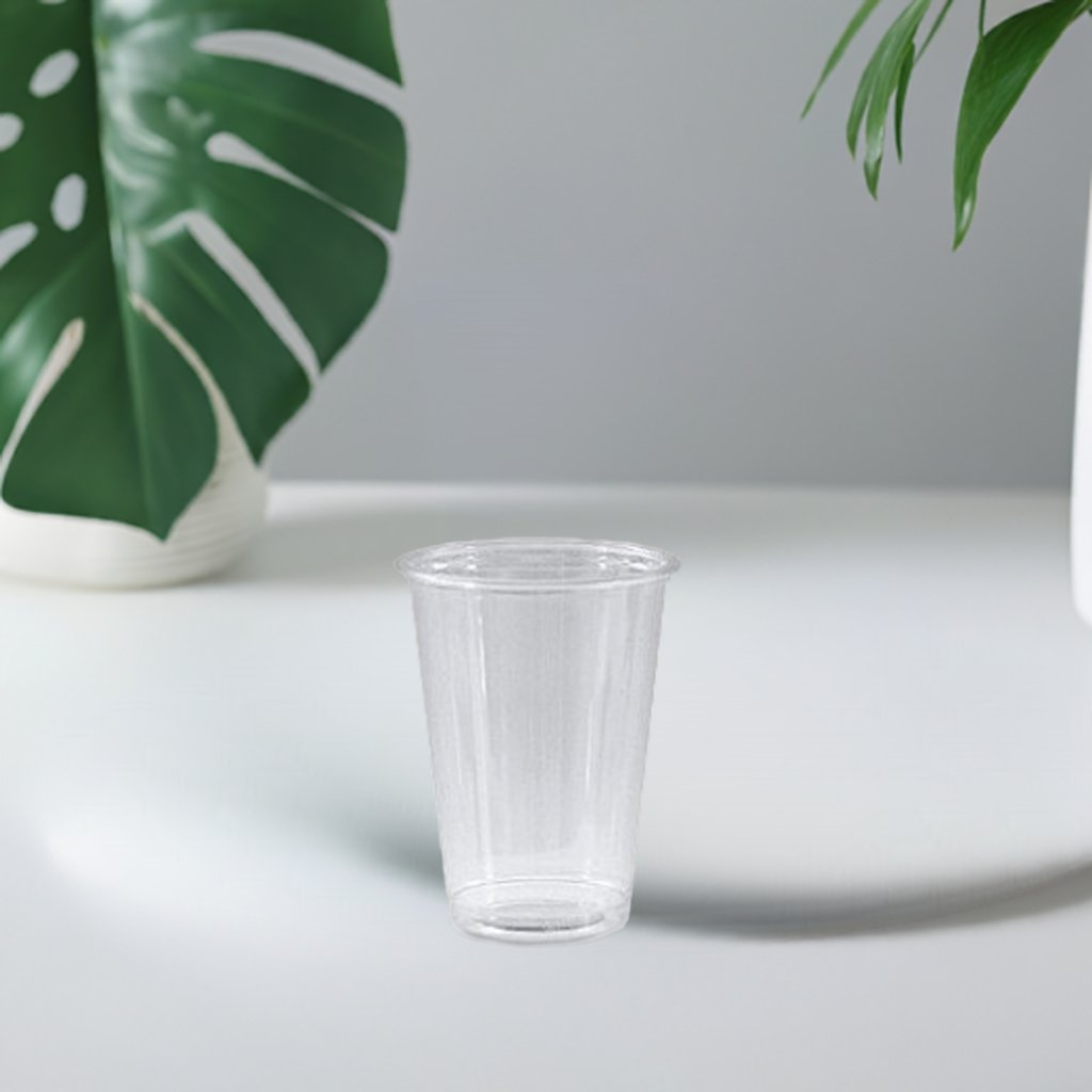 12oz Clear Plastic Cups - PET Disposable Drinking Cups - 1000 / Carton - Packware