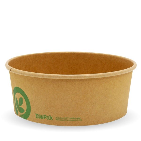 1,300ml Extra Large Kraft BioBowl - Packware