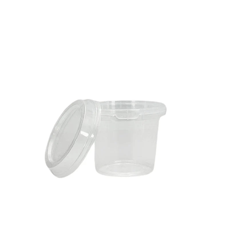 16oz/500mL Clear Fruit/Milk Tea Tamper Proof Bucket Cups - 300pcs