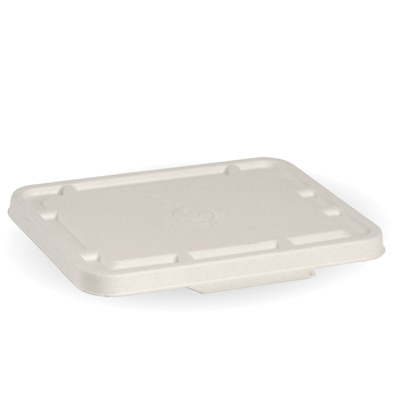 2 & 3 Compartment White Takeaway Base Lid - Packware