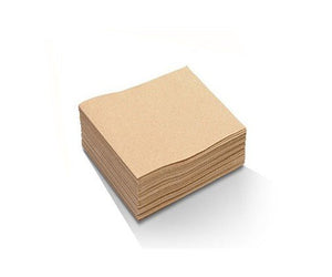 2 - Ply Corner Embossed Cocktail Napkin | FSC Mix | Natural (L - B/CNCE - N) - Packware