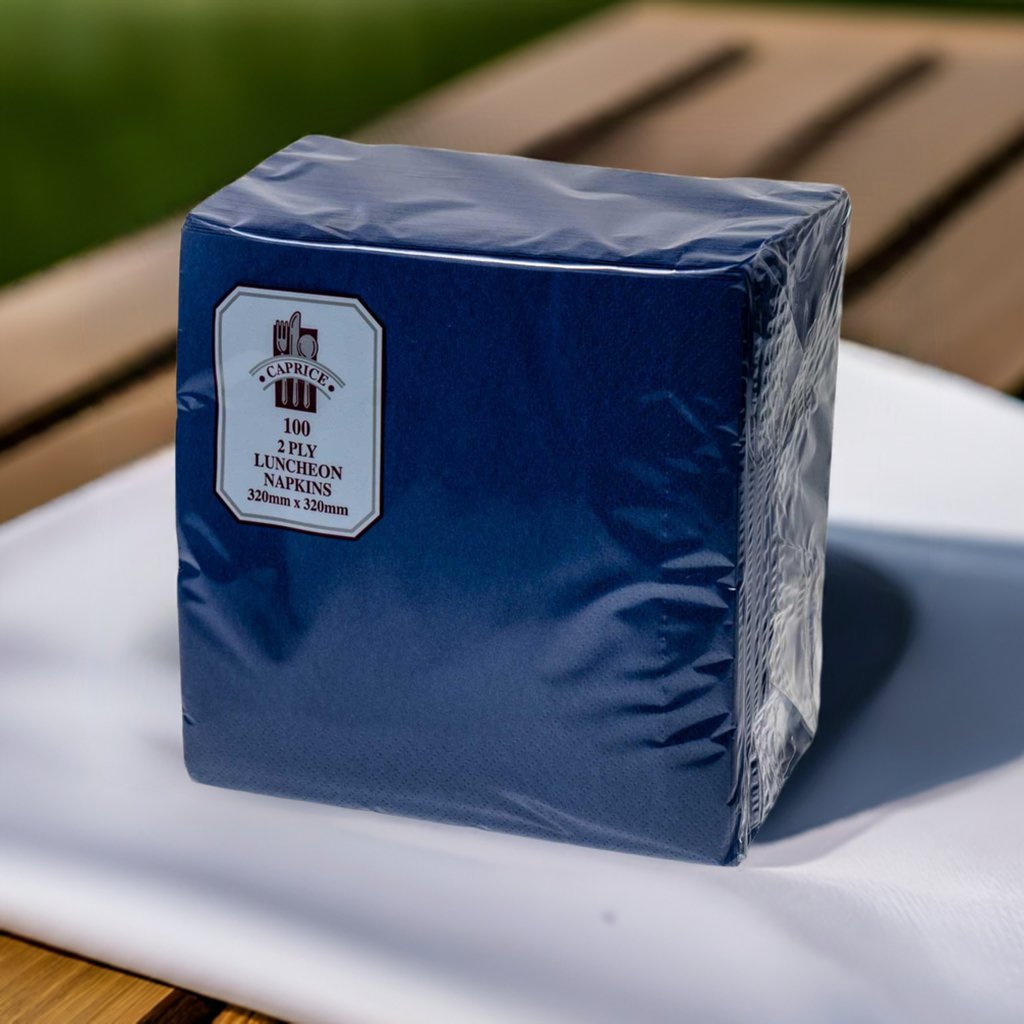 2 Ply Luncheon Napkins - Dark Blue - Packware