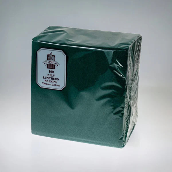 2 ply Luncheon Napkins-Pine Green