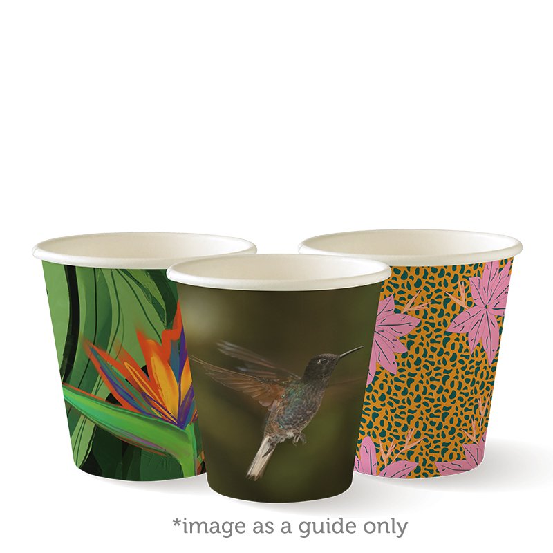 230ml / 6oz (80mm) Art Series Single Wall BioCup - Packware