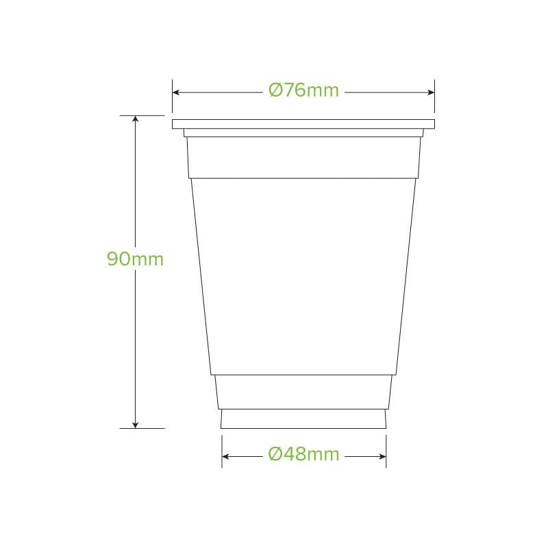 250ml Clear BioCup - Eco - Friendly Compostable Cold Cups (2000 - Pack) - Packware