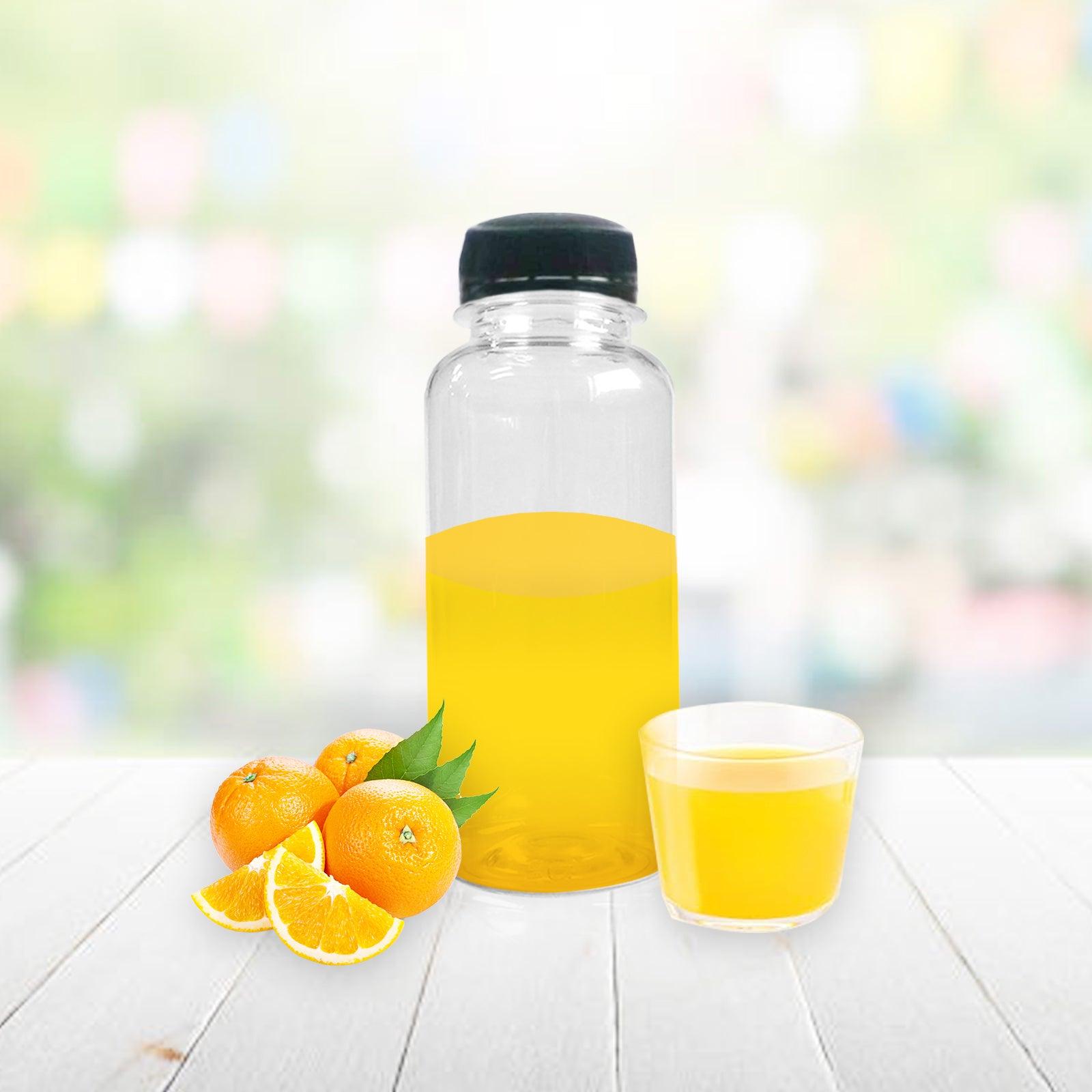 250ml Round Clear Plastic Bottles PET With 38mm Lids Tamper Evident - Packware