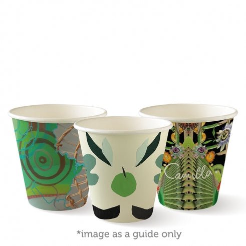 280ml / 8oz (90mm) Art Series Single Wall BioCup - Packware