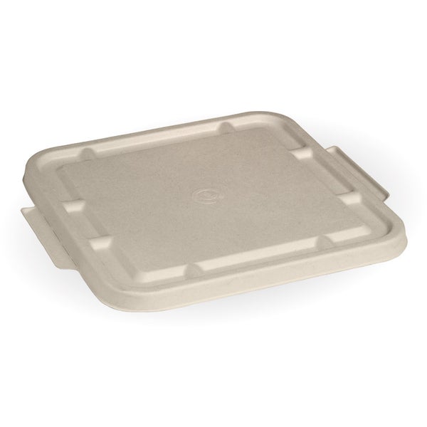 3, 4 & 5 - Compartment Large Natural BioCane Takeaway Lid - Packware
