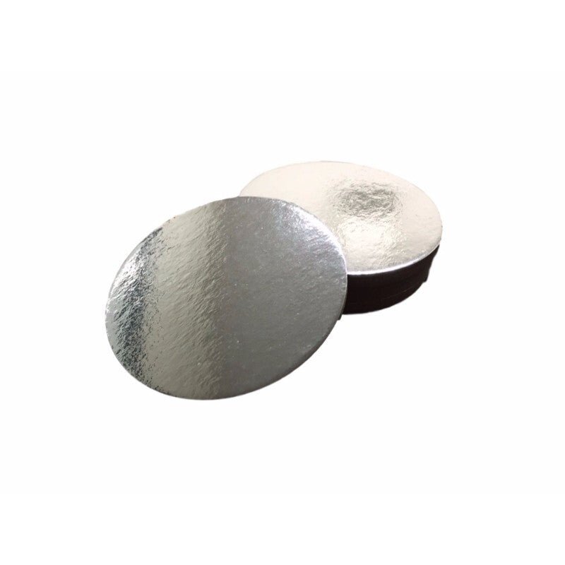 3" Circle Cake Boards - Silver - Packware
