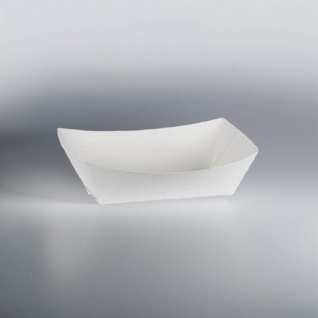 #3 Medium Tray/White Cardboard 500/CTN - Packware