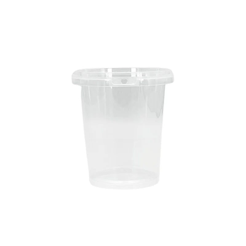 34oz/1000mL Clear Fruit/Milk Tea Tamper Proof Bucket Cups - 300pcs