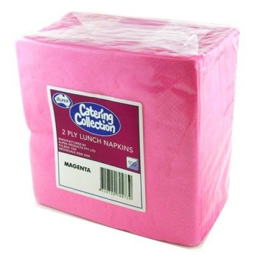 2 Ply Luncheon Napkins-Magenta