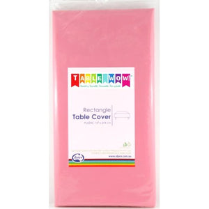 Light Pink Disposable Rectangular Tablecover