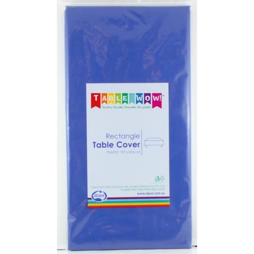 Dark Blue Disposable Rectangular Tablecover
