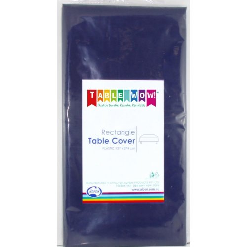 Navy Blue Disposable Rectangular Tablecover