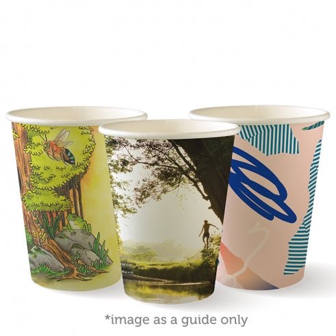 390ml / 12oz (90mm) Art Series Single Wall BioCup - Packware