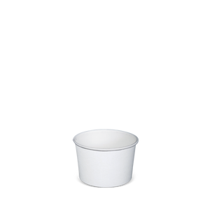 Ice Cream Cups | Poly-Lined Bowls - 3oz/ 88.7ml White