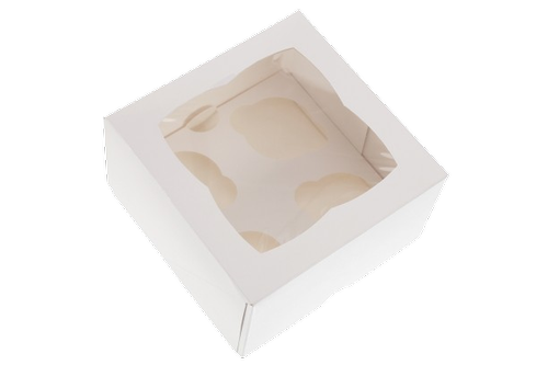 4 Cupcake Box Window CTN/50