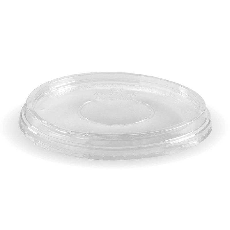 600 & 700ml Clear Wide BioBowl Lid - Packware