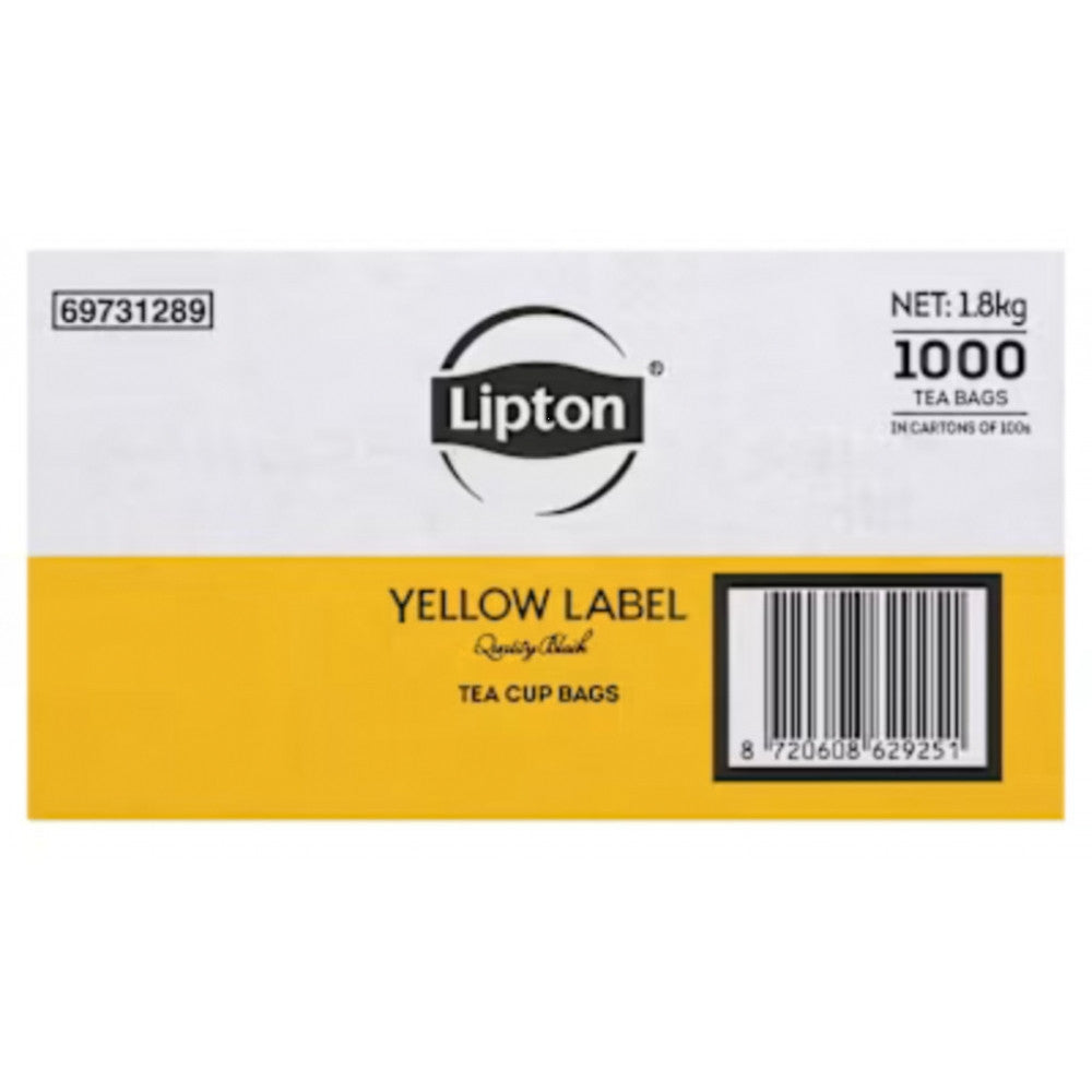 LIPTON TEA BAGS Yellow Label Quality Black BOX-1000