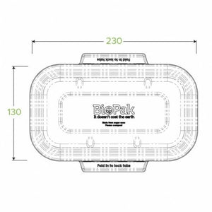 750 & 1000ml Biocane Natural Lid - Packware