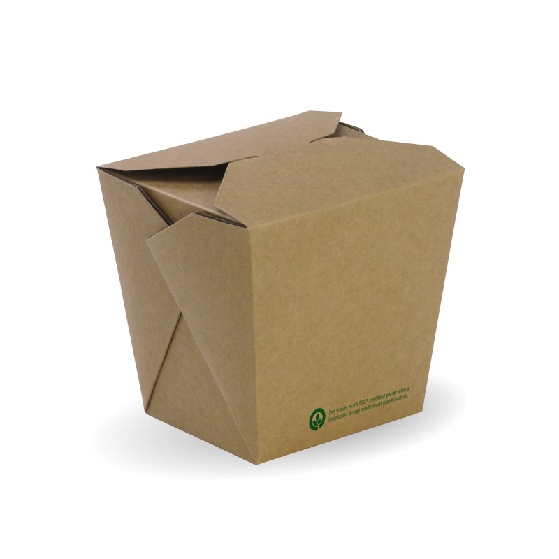 780ml / 26oz BioBoard Noodle Box - Packware