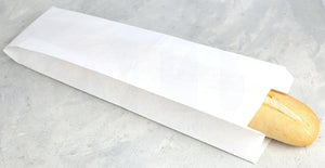 Single White Bread Stick Bags - Pack of 500