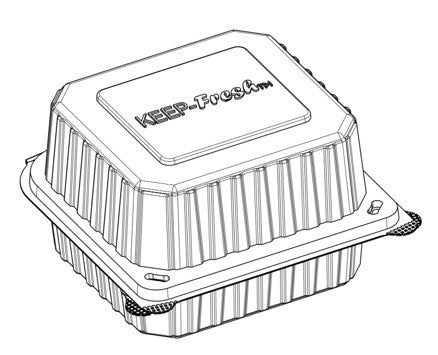 Keep Fresh Container Round Roll Size