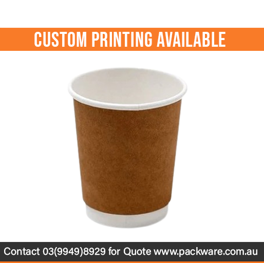 Double Wall Brown Cups 8oz