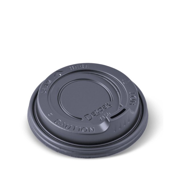 8oz "BLACK" Detpak Spout Lids - Packware
