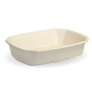 950ml Natural BioCane Octagonal Takeaway Base - Packware