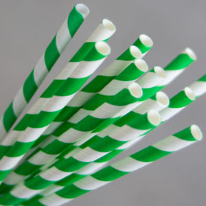 Paper Straw Regular Green