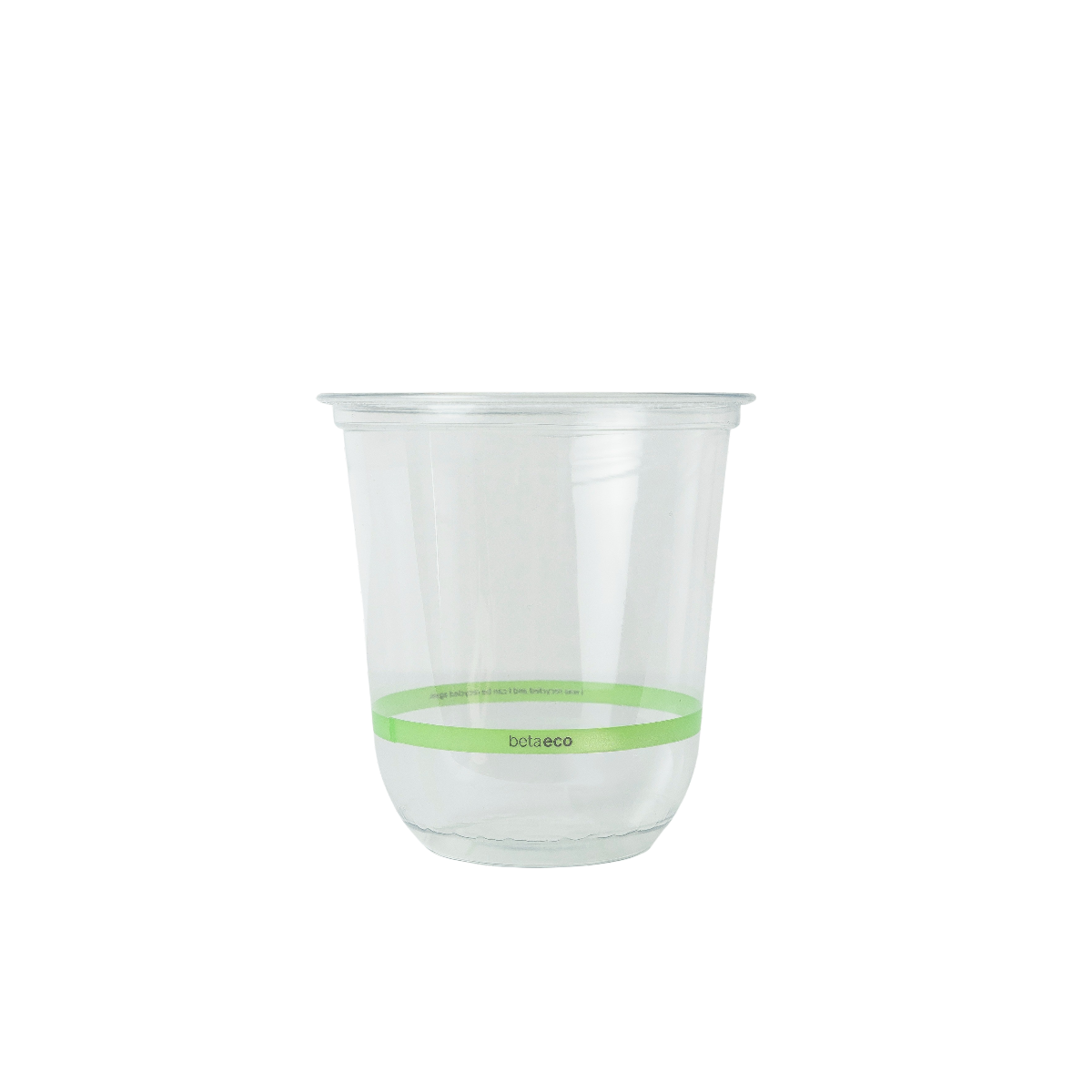 BetaEco 12oz (360ml) RPET Green U Shape Cup