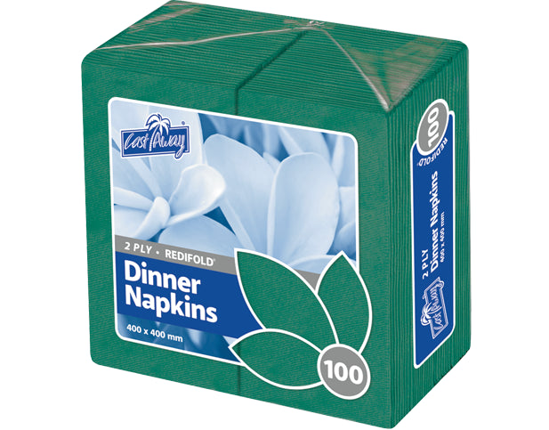 Green 2ply Dinner Napkin -1/8 GT fold