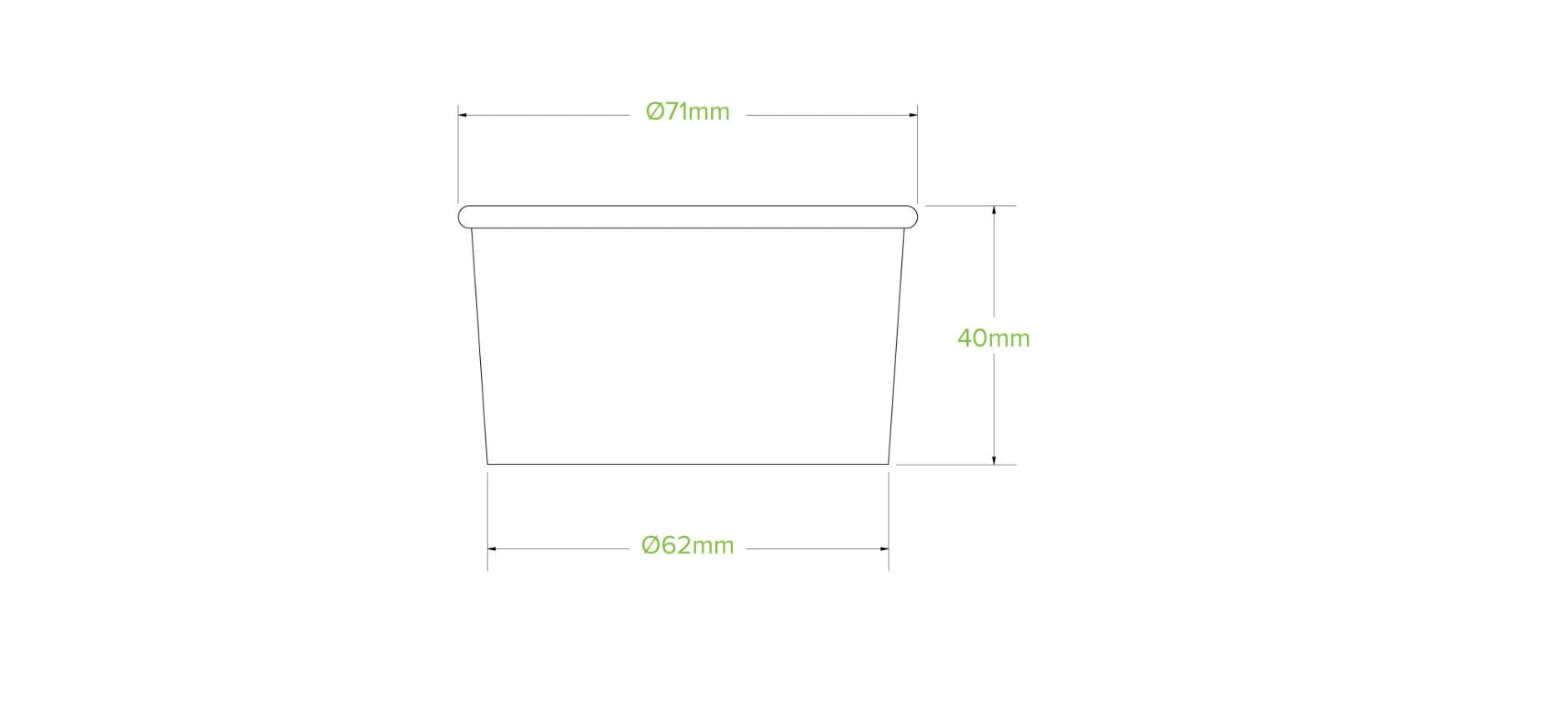 240ml / 8oz Ice Cream BioCup | Industrially Compostable | 1000 per Carton