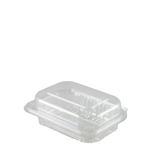 Hinged Lid Container Fresh View Salad Recycled PET Clear Small