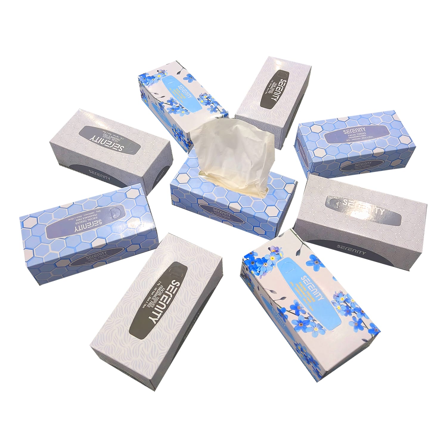 Facial Tissues: Premium Quality, Convenient Packs of 160 Sheets (Box of 36 Packs)"